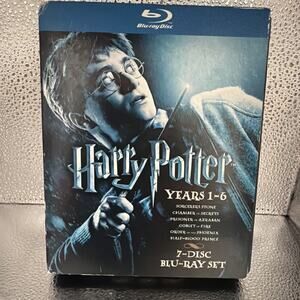 Harry Potter: Years 1-6 (Blu-ray Disc, 2009, 7-Disc Set, WS)
